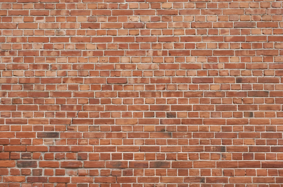 Papier peint brique realiste