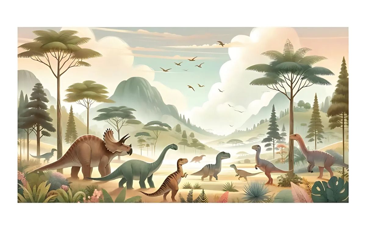 Chambre Papier Peint Dinosaure