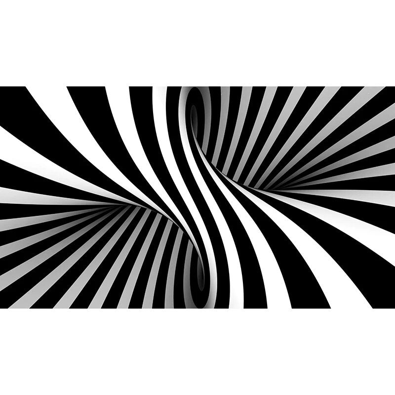 Papier Peint Abstrait Noir Et Blanc