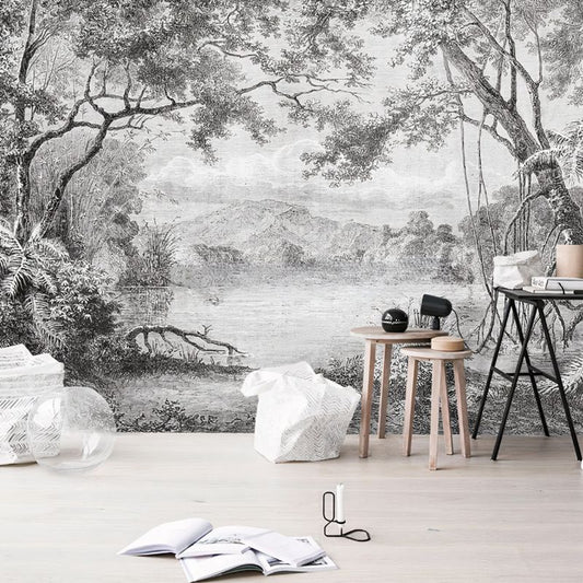 Papier Peint Effet Foret