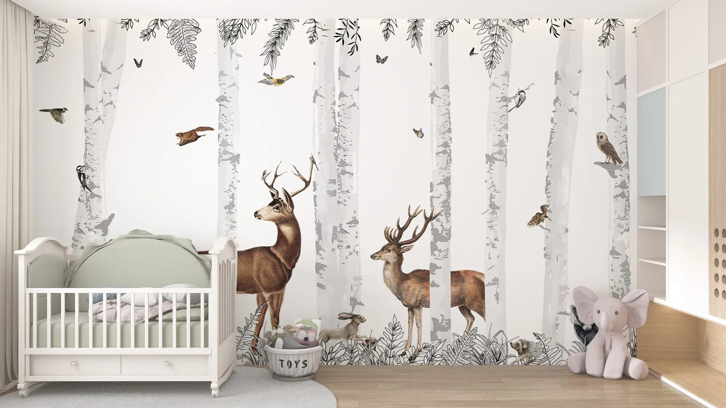 Papier Peint Foret Enfant