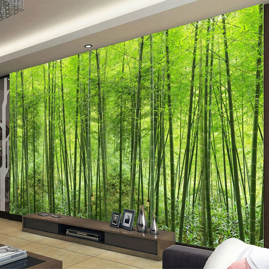 Papier Peint Foret Bambou