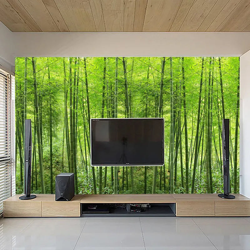 Papier Peint Foret Bambou