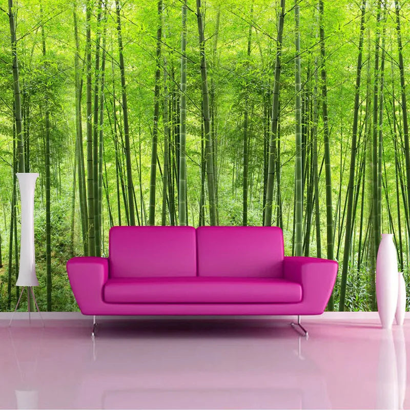 Papier Peint Foret Bambou