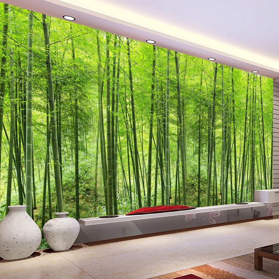 Papier Peint Foret Bambou