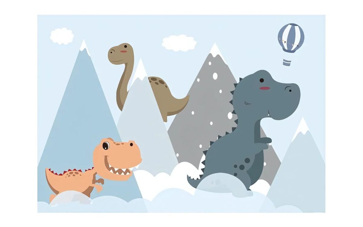 Papier Peint Adhésif Dinosaure