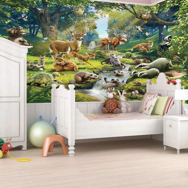 Papier Peint Animaux Foret