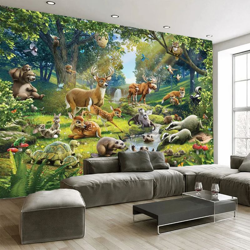 Papier Peint Animaux Foret