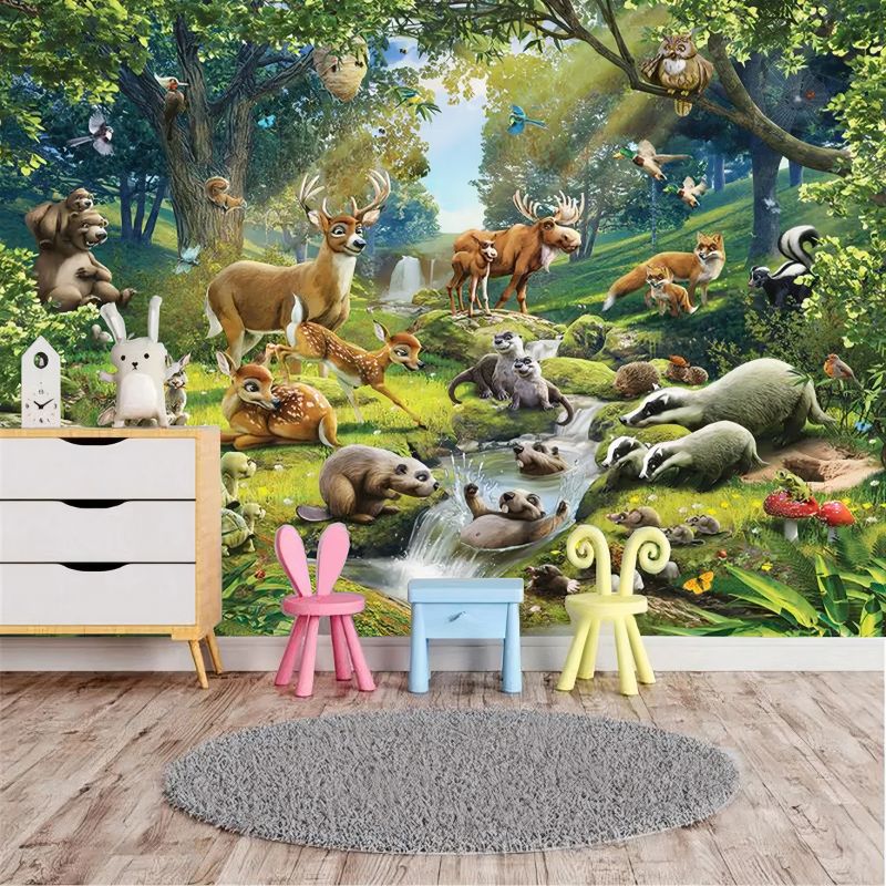Papier Peint Animaux Foret