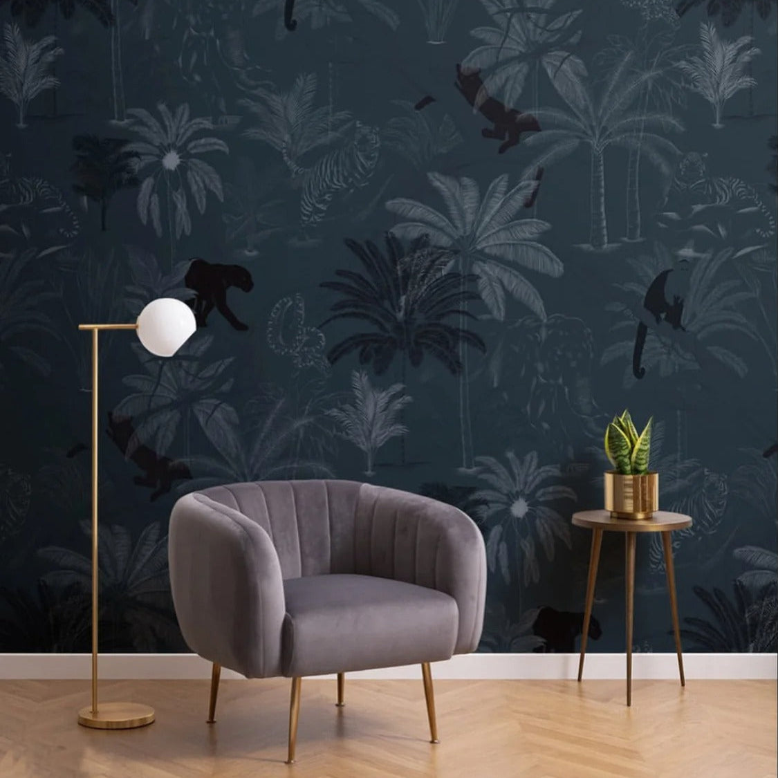 Papier Peint Dark Jungle