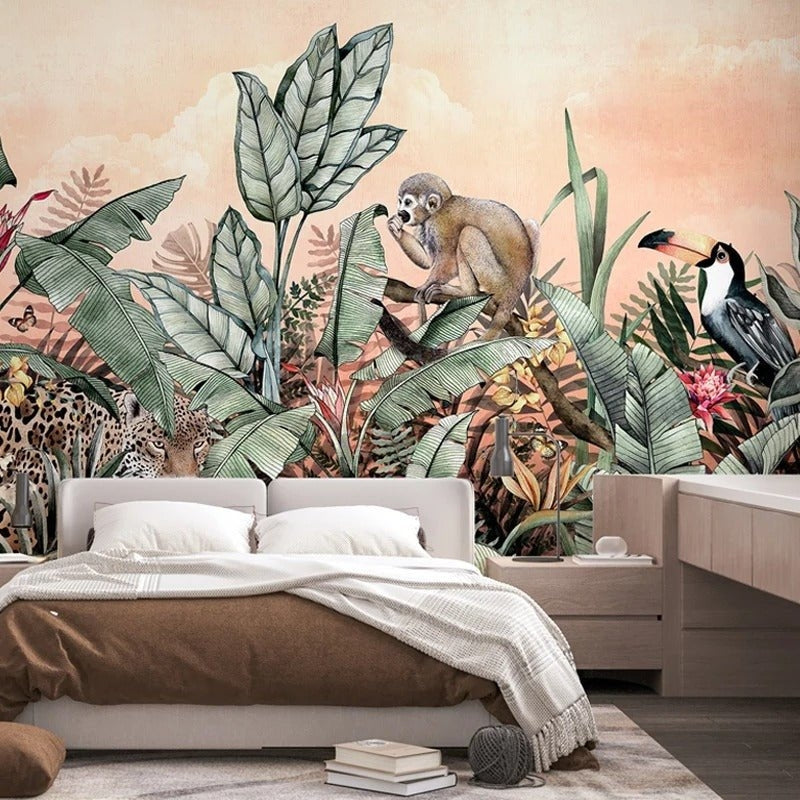 Papier Peint Singe Jungle