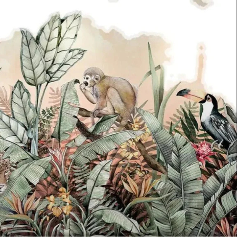 Papier Peint Singe Jungle