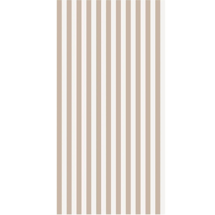 Papier peint rayure marron decoration murale