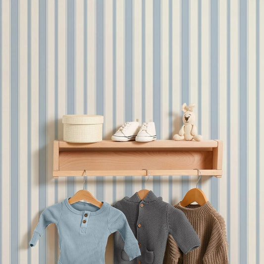 Papier peint rayure vintage