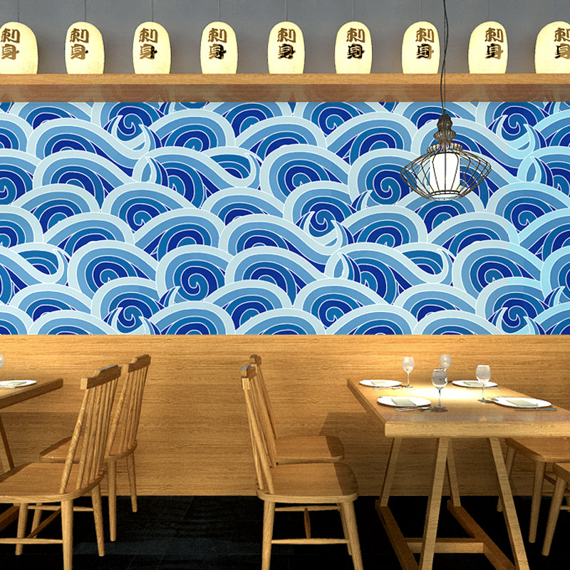 Papier Peint Japonais Bleu