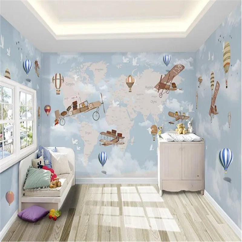 Papier Peint 3D Chambre Bébé