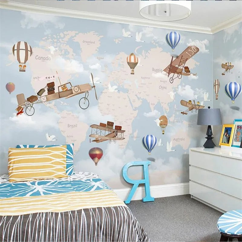 Papier Peint 3D Chambre Bébé