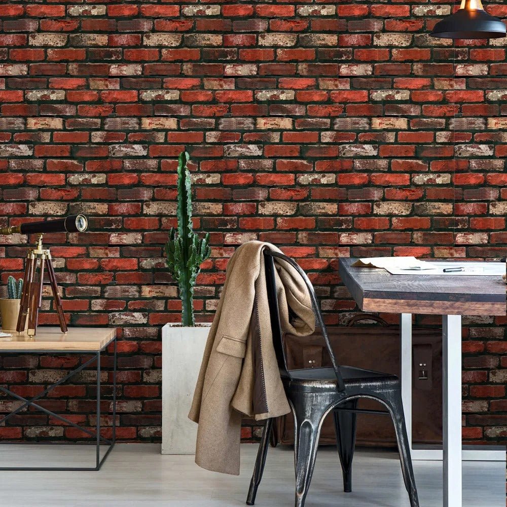 Papier peint brique loft