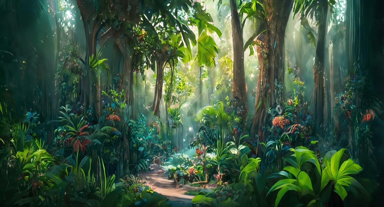 Papier Peint Foret Magique