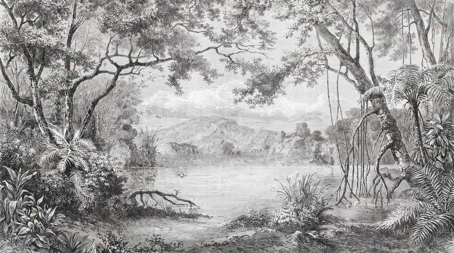 Papier Peint Foret Vintage