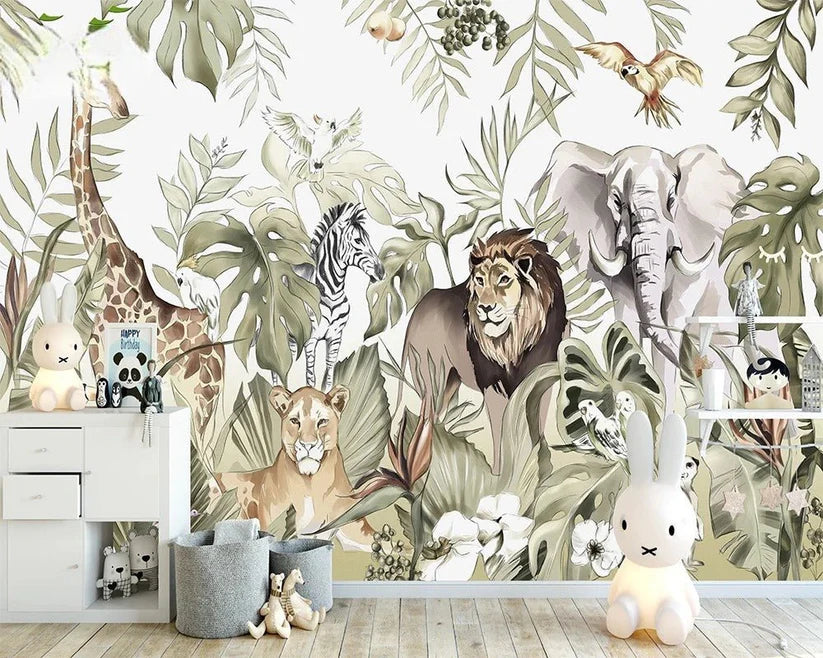 Papier Peint Jungle Chambre