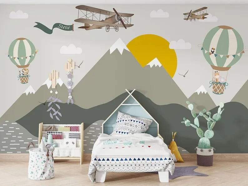 Papier Peint Montagne Chambre Bébé