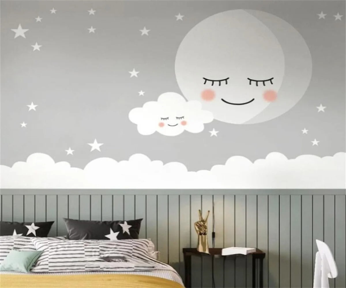 Papier Peint Nuage Chambre Bébé
