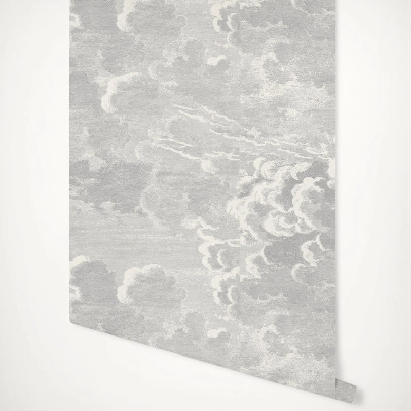 Papier peint nuage noir et blanc