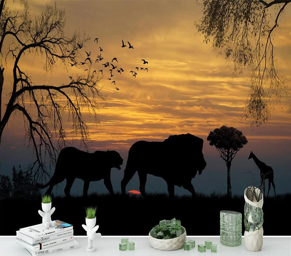 Papier Peint Savane Africaine