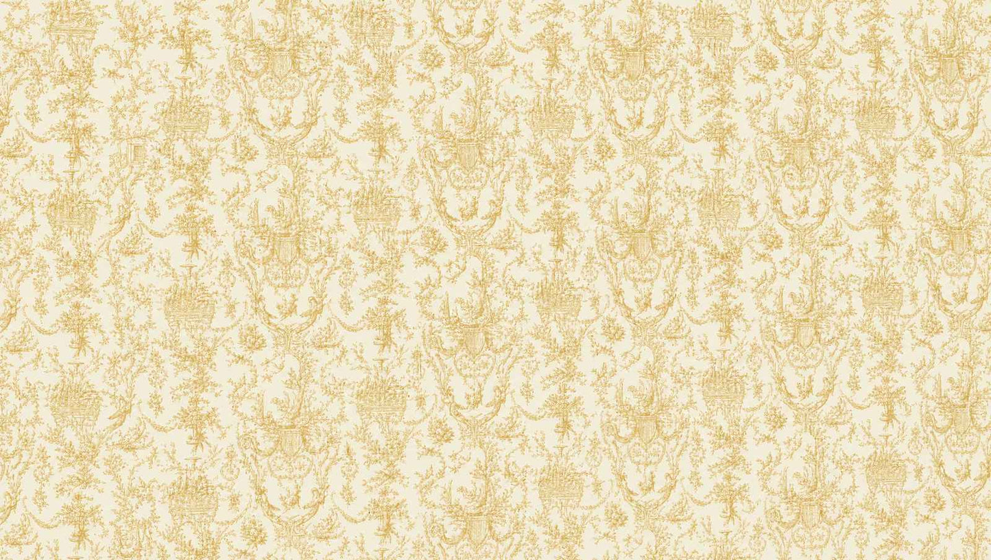 papier-peint-toile-de-jouy-jaune-motif