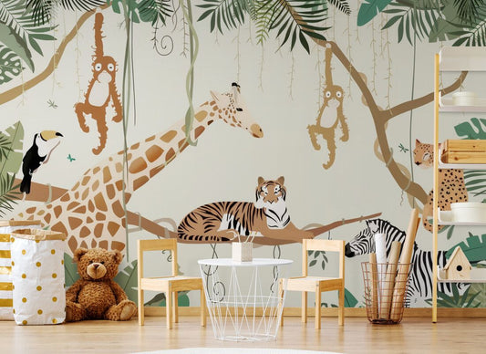 Papier Peint Vintage Savane