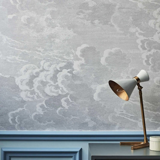 papier peint nuage noir et blanc