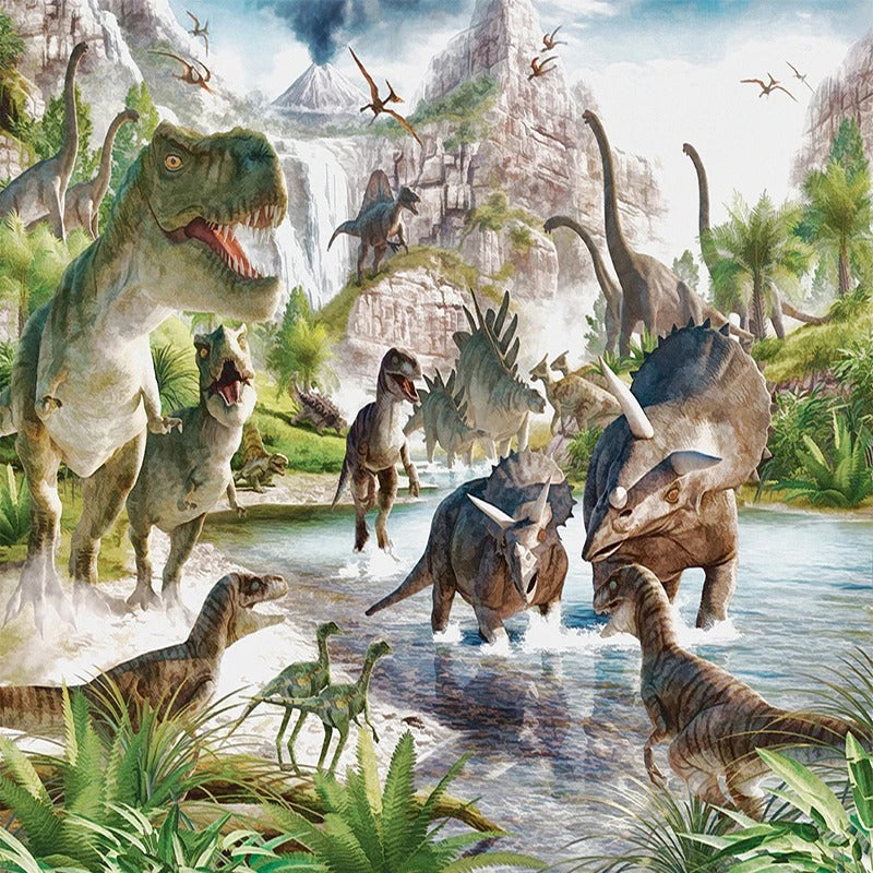 Papier Peint Dinosaure 3D