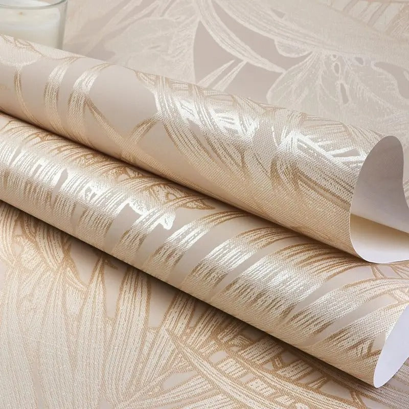 Papier Peint Palmier Beige