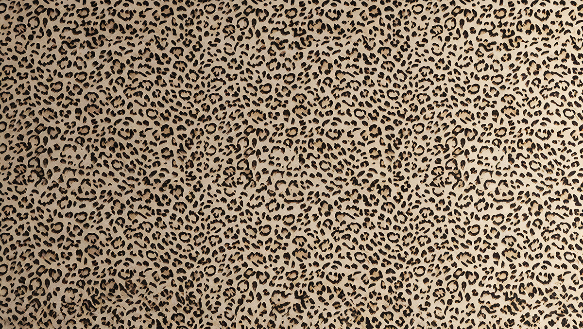 Papier peint motif léopard