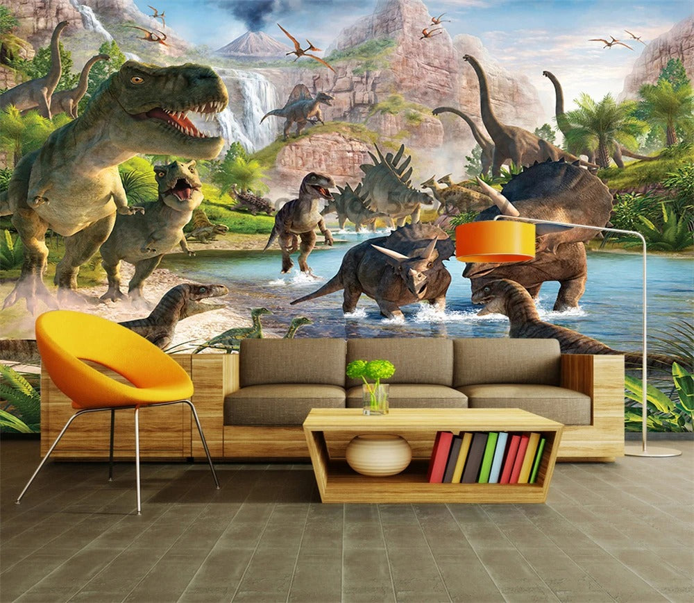 Chambre Papier Peint Dinosaure