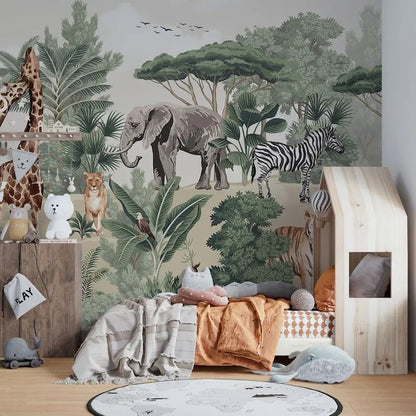 Papier Peint Jungle Enfant