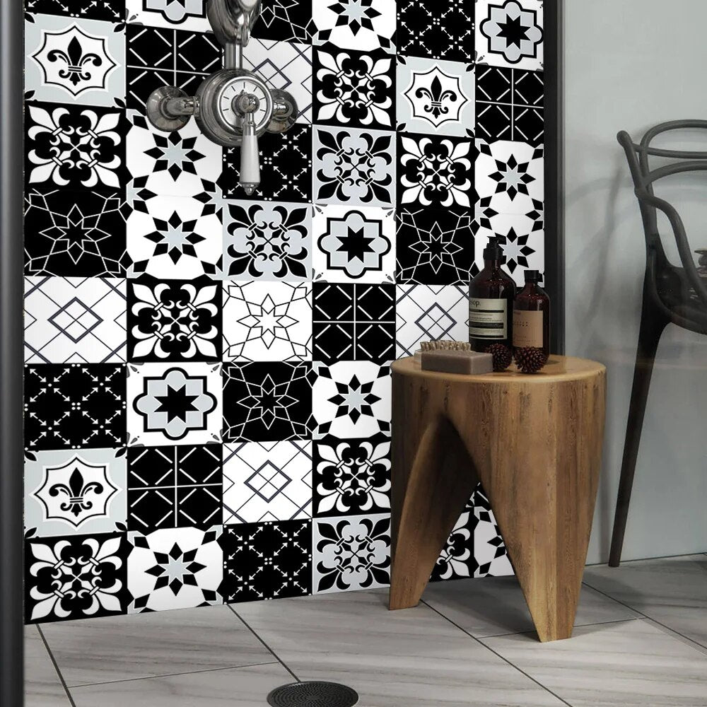 Papier Peint Cuisine Noir Et Blanc