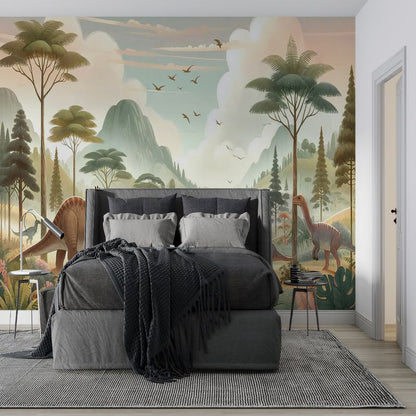 Chambre Papier Peint Dinosaure