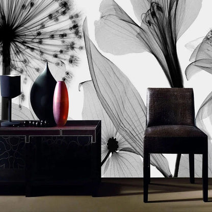 Papier Peint Noir Et Blanc Salon