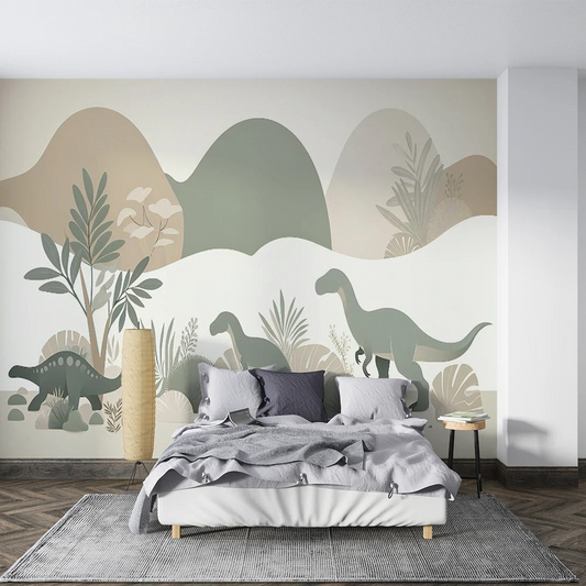 Papier Peint Dinosaure Silhouette