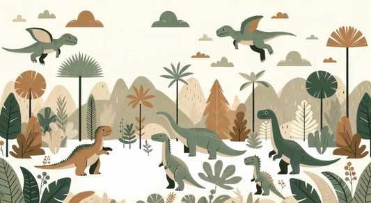 Papier Peint Petit Dinosaure