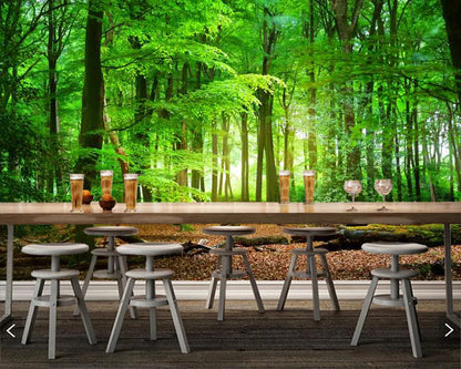 Papier Peint 3D Foret