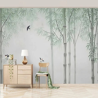 Papier peint bambou zen panoramique