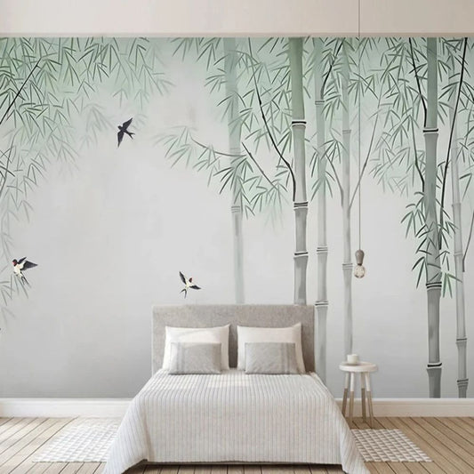 Papier peint bambou zen