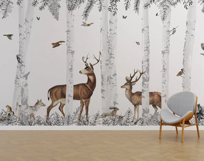 Papier Peint Foret Enfant
