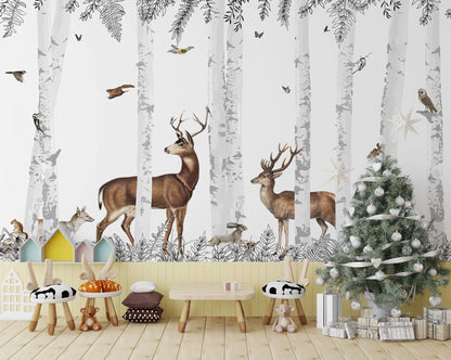 Papier Peint Foret Enfant