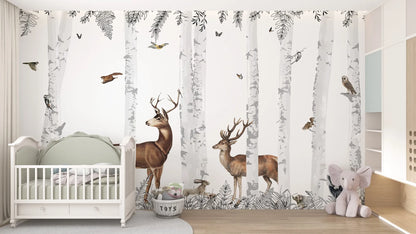 Papier Peint Foret Enfant