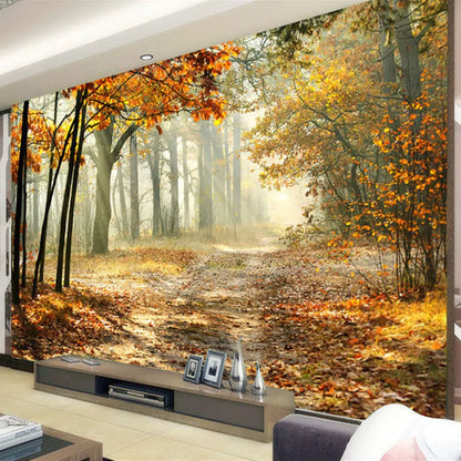 Papier Peint Foret Automne