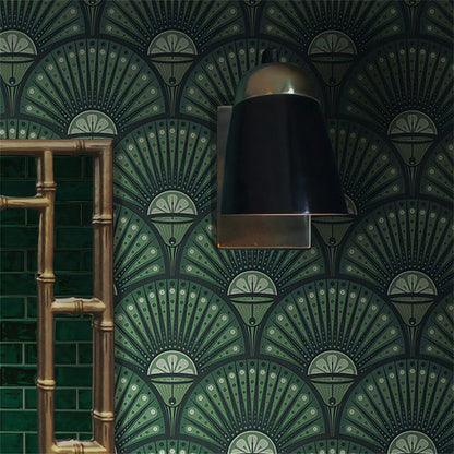 Papier Peint Japonais Vert